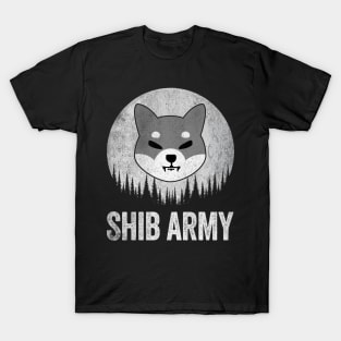 Vintage Shiba Inu Coin To The Moon Crypto Token Cryptocurrency Wallet HODL Birthday Gift For Men Women T-Shirt